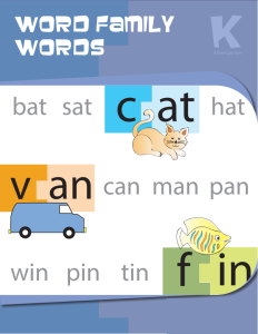 word-family-words-workbook