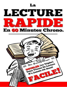 La lecture rapide en 60 minutes chrono